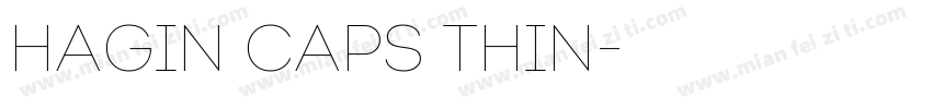 Hagin Caps Thin字体转换